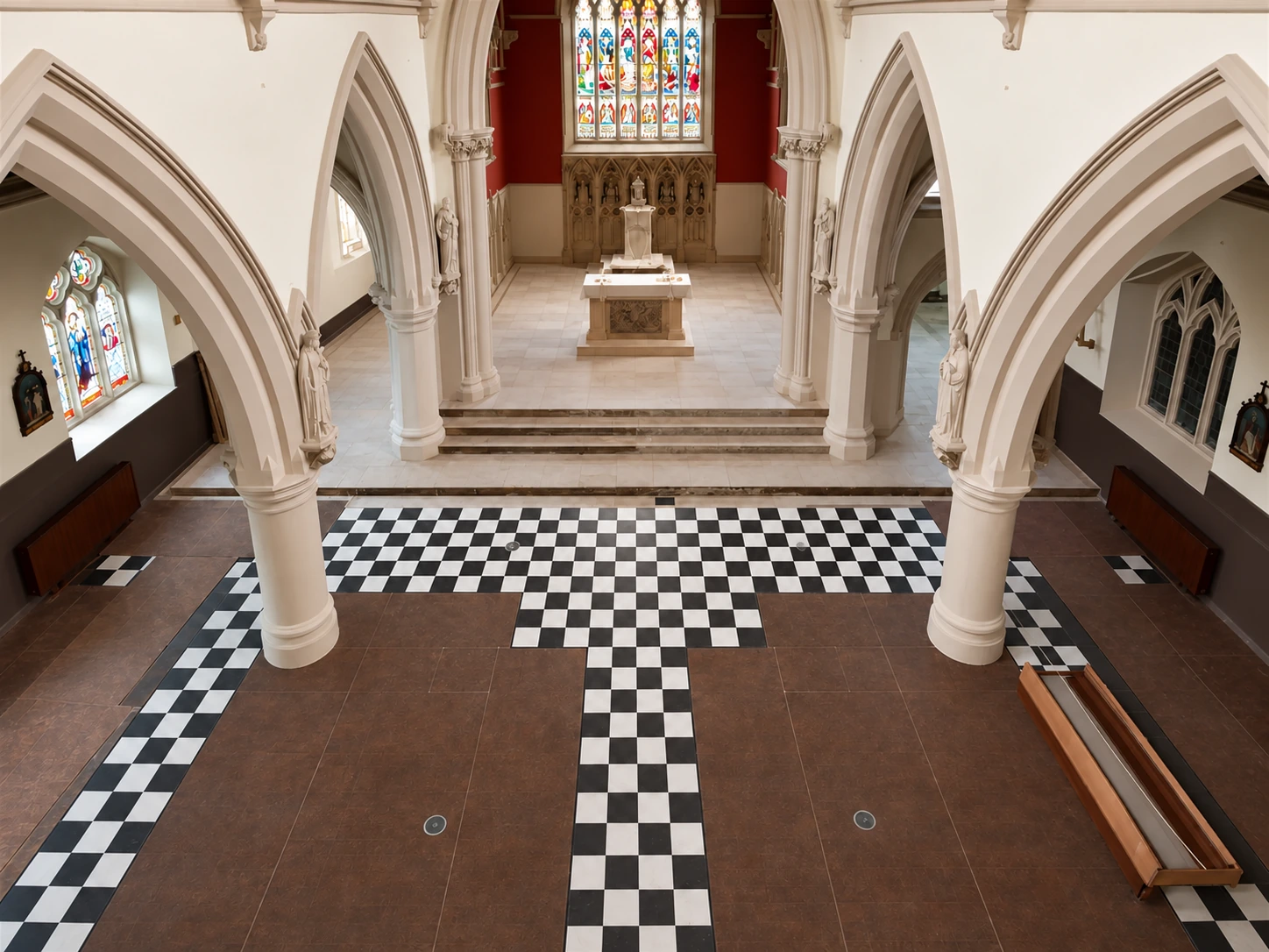St Patrick's Church - Heritage flooring project by WH Flooring & Tiling
